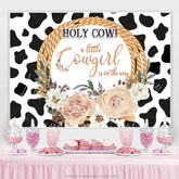Lofaris A Little Cow Girl Is On The Way Baby Showr Backdrop